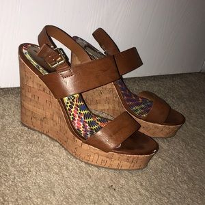 🌟HP🌟Madden Girl Brown Wedges